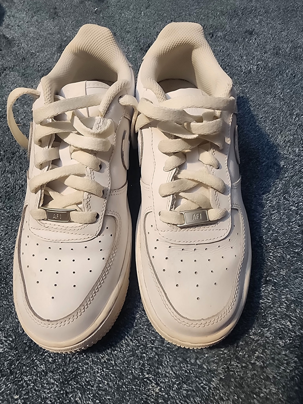 Nike Kids Cream/Off-White Low-Top Sneakers